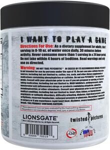 psychotic saw 30 servings insane labz