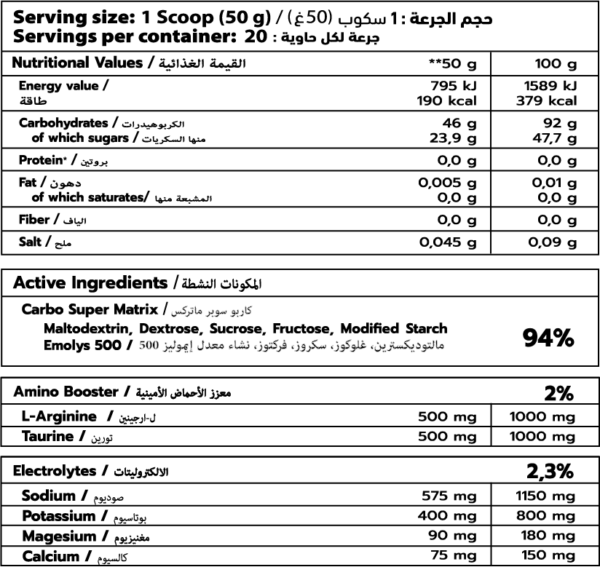carbonox 1 kg golden body