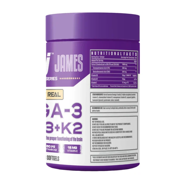 omega 3 d3+k2 90 softgels (dennis james)