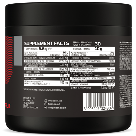 pump extreme 300 g ostrovit